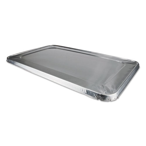 Durable Packaging Aluminum Steam Table Lids for Rolled Edge Full Size Pan, 50-Carton 8900CRL