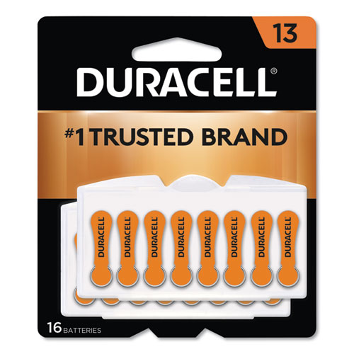 Duracell 13 Hearing Aid Battery (16 Count) DA13B16ZM09