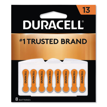 Duracell 13 Hearing Aid Batteries (8 Count) DA13B8ZM09