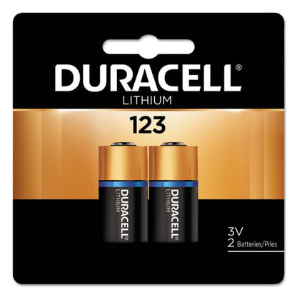 Duracell 123 Specialty High-Power Lithium Battery 3V (2 Count) DL123AB2BPK
