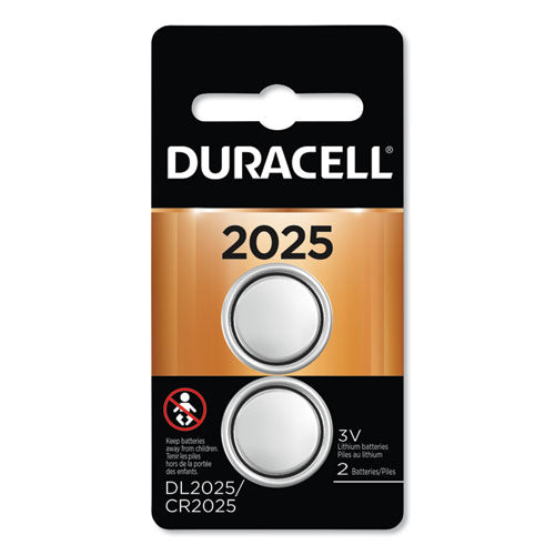 Duracell 2025 Lithium Coin Battery (2 Pack) DL2025B2PK
