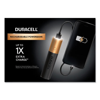 Duracell Rechargeable 3350 mAh Powerbank 1 Day Portable Charger DMLIONPB1