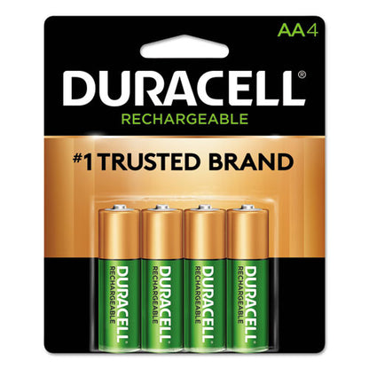 Duracell AA Rechargeable StayCharged NiMH Batteries (4 Count) NLAA4BCD