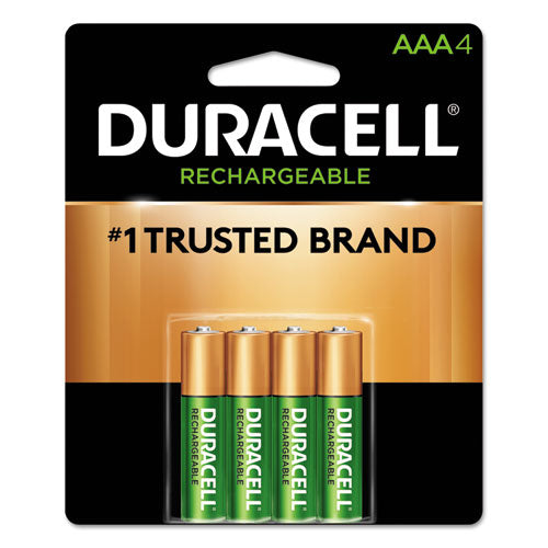 Duracell AAA Rechargeable StayCharged NiMH Batteries (4 Count) NLAAA4BCD