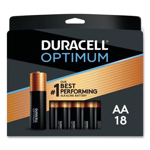Duracell Optimum Alkaline AA Batteries, 18-Pack OPT1500B18PR