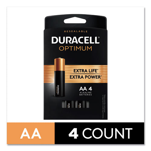 Duracell AA Optimum Alkaline Batteries (4 Count) OPT1500B4PRT