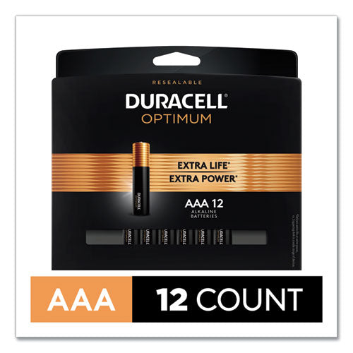 Duracell AAA Optimum Alkaline Batteries (12 Count) OPT2400B12PR