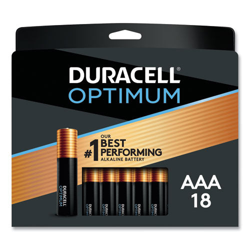 Duracell Optimum Alkaline AAA Batteries, 18-Pack OPT2400B18PR