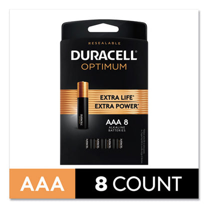 Duracell AAA Optimum Alkaline Batteries (8 Count) OPT2400B8PRT