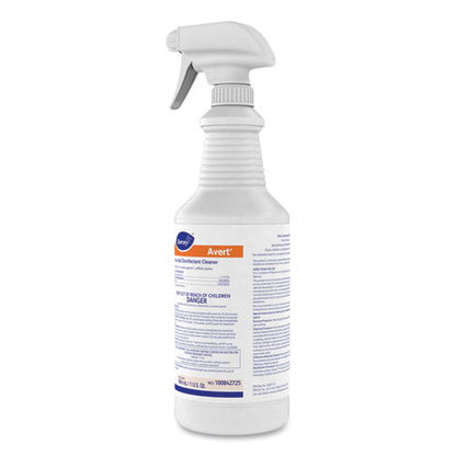 Diversey Avert Sporicidal Disinfectant Cleaner, 32 oz Spray Bottle, 12-Carton 100842725
