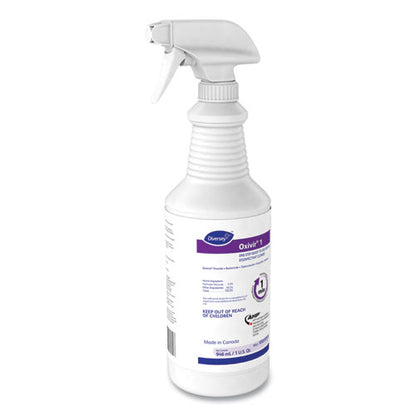 Diversey Oxivir 1 RTU Disinfectant Cleaner, 32 oz Spray Bottle, 12-Carton 100850916