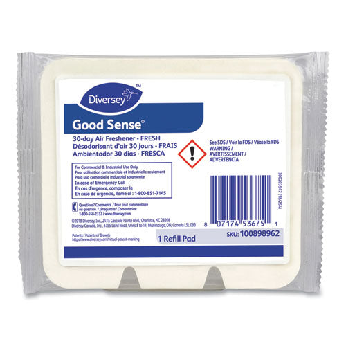 Diversey Good Sense 30-Day Air Freshener, Fresh, 12-Carton 100898962