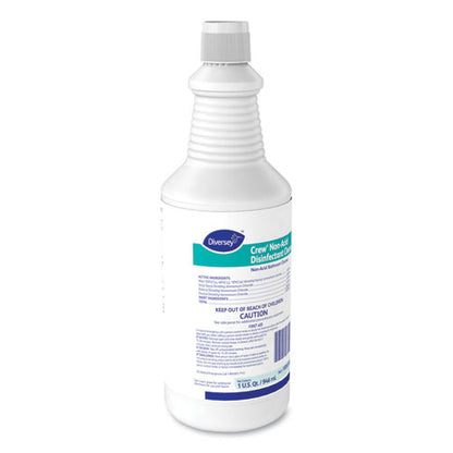 Diversey Crew Neutral Non-Acid Bowl and Bathroom Disinfectant, 32 oz Squeeze Bottle, 12-Carton 100925283