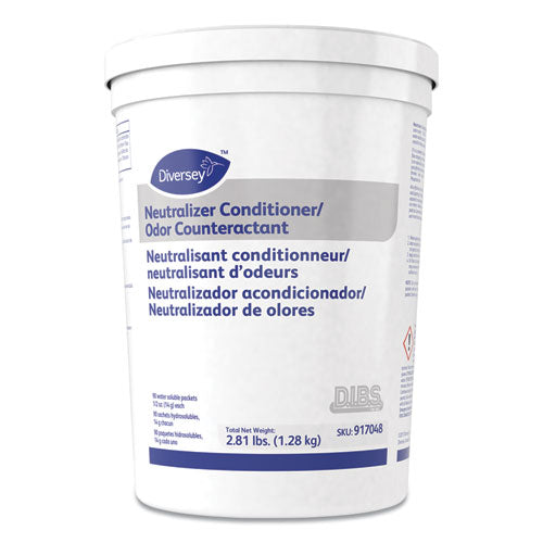 Diversey Floor Conditioner-Odor Counteractant, Powder, 1-2oz Packet, 90-Tub, 2-Carton 917048