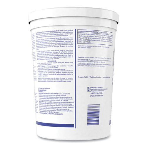 Diversey Floor Conditioner-Odor Counteractant, Powder, 1-2oz Packet, 90-Tub, 2-Carton 917048