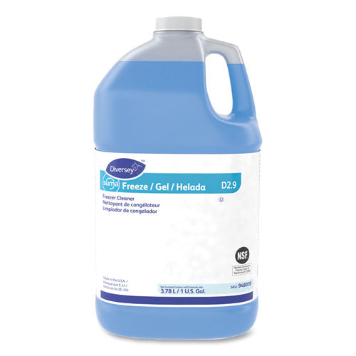 Diversey Suma Freeze D2.9 Floor Cleaner, Liquid, 1 gal, 4-Carton 948030