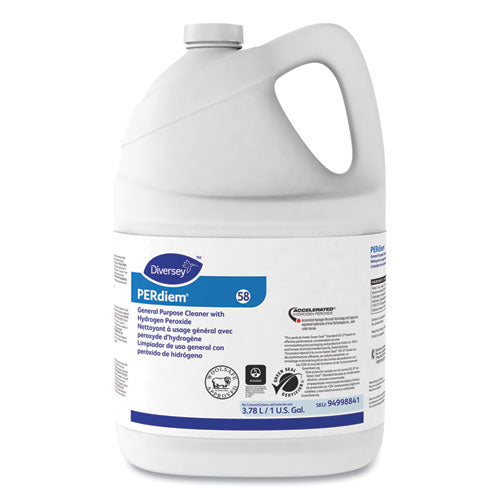 Diversey PERdiem Concentrated General Purpose Cleaner - Hydrogen Peroxide, 1 gal, Bottle 94998841