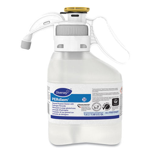 Diversey PERdiem Concentrated General Cleaner with Hydrogen Peroxide, 47.34 oz, Bottle, 2-Carton 95019481