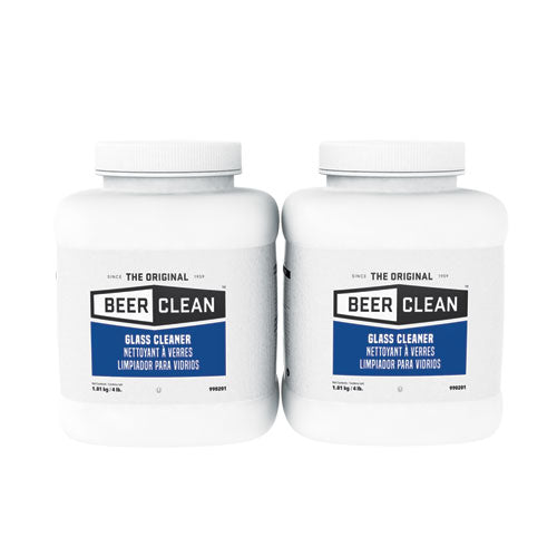 Diversey Beer Clean Glass Cleaner, Unscented, Powder, 4 lb. Container 990201