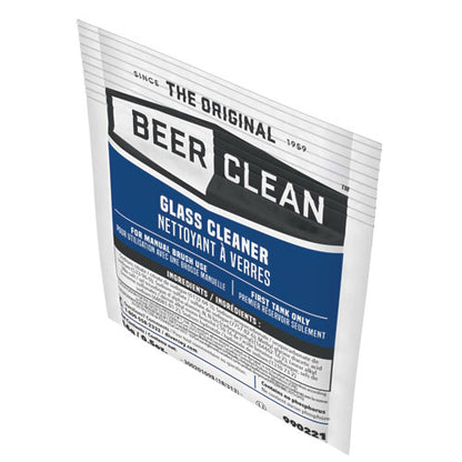 Diversey Beer Clean Glass Cleaner, Powder, 0.5 oz Packet, 100-Carton 990221