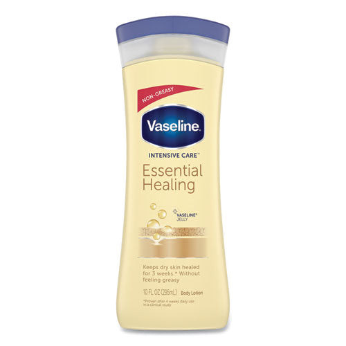 Vaseline Intensive Care Essential Healing Body Lotion with Vitamin E, 10 oz, 6-Carton CB077007