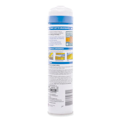 Diversey Endust Free Hypo-Allergenic Dusting and Cleaning Spray, 10 oz Aerosol Spray, 6-Carton CB507501