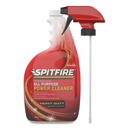 Diversey Spitfire All Purpose Power Cleaner, Liquid, 32 oz Spray Bottle, 4-Carton CBD540038