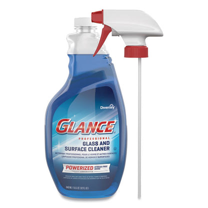 Diversey Glance Powerized Glass and Surface Cleaner, Liquid, 32 oz, 4-Carton CBD540298
