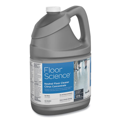 Diversey Floor Science Neutral Floor Cleaner Concentrate, Slight Scent, 1 gal, 4-Carton CBD540441