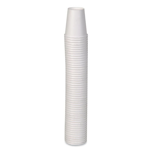 Dixie Paper Hot Cups, 10 oz, White, 50-Sleeve, 20 Sleeves-Carton 2340W