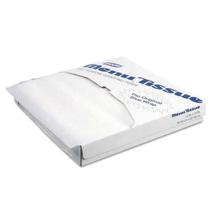 Dixie Menu Tissue Untreated Paper Sheets, 12 x 12, White, 1000-Pack, 10-Carton 862491