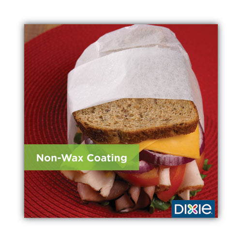 Dixie All-Purpose Food Wrap, Dry Wax Paper, 15 x 16, White, 1,000-Carton GRC1516