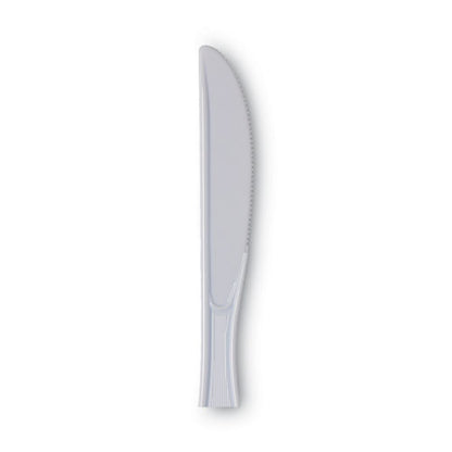 Dixie Plastic Cutlery, Heavy Mediumweight Knife, 1,000-Carton KM207