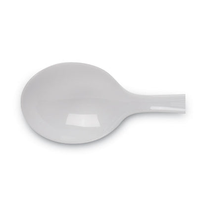 Dixie Plastic Cutlery, Heavyweight Soup Spoons, White, 1,000-Carton SH207