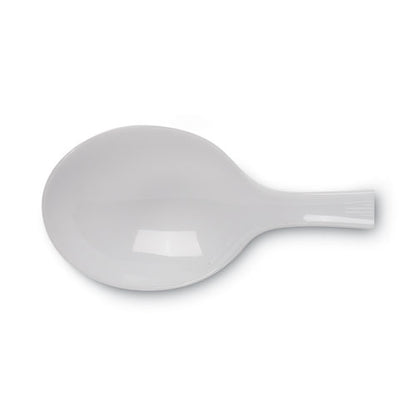 Dixie Plastic Cutlery, Heavyweight Soup Spoons, White, 100-Box SH207