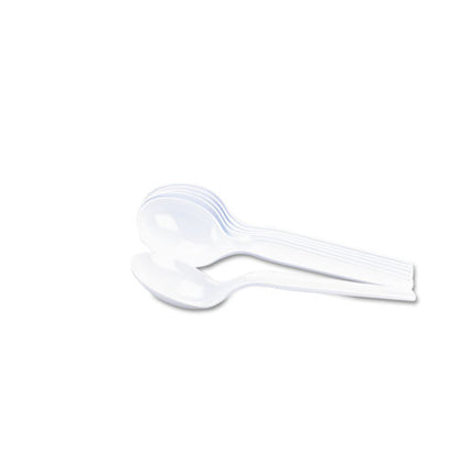 Dixie Plastic Cutlery, Heavy Mediumweight Soup Spoon, 1,000-Carton SM207