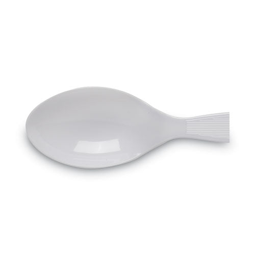 Dixie Plastic Cutlery, Heavy Mediumweight Teaspoons, White, 1,000-Carton TM217