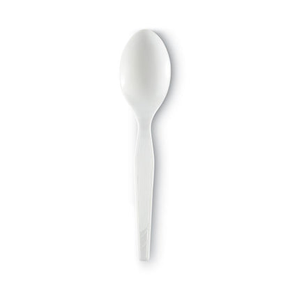 Dixie Plastic Cutlery, Heavy Mediumweight Teaspoons, White, 1,000-Carton TM217