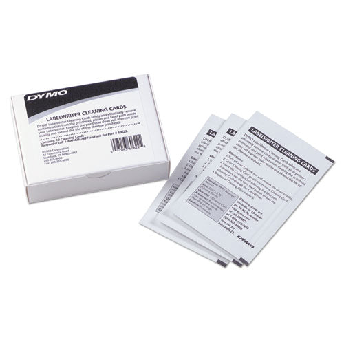 Dymo LabelWriter Cleaning Cards, 10-Box 60622