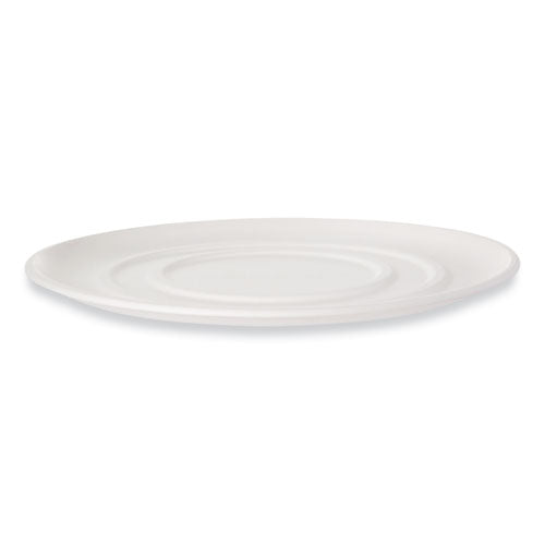 Eco-Products WorldView Sugarcane Pizza Trays, 14 x 14 x 0.2, White, 50-Carton EP-SCPTR14