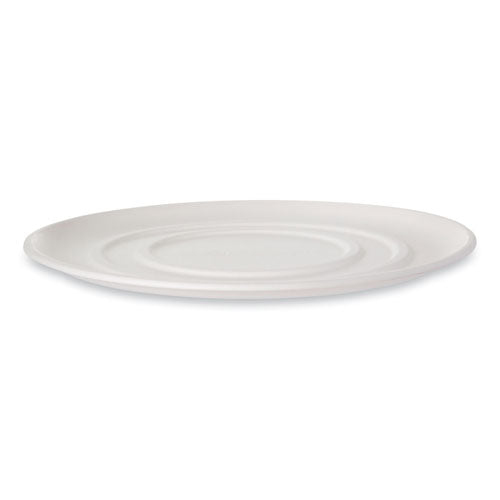 Eco-Products WorldView Sugarcane Pizza Trays, 16 x 16 x 02, White, 50-Carton EP-SCPTR16