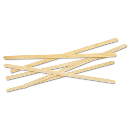 Eco-Products Renewable Wooden Stir Sticks, 7", 1,000-Pack, 10 Packs-Carton NT-ST-C10C