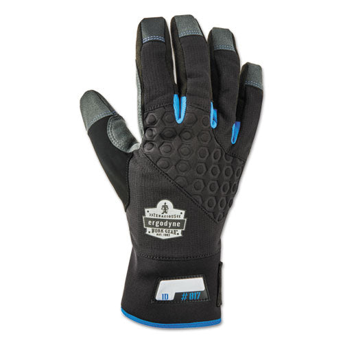ergodyne Proflex 817 Reinforced Thermal Utility Gloves, Black, Small, 1 Pair 17352