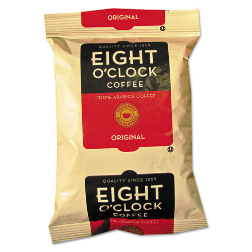 Eight O'Clock Regular Ground Coffee Fraction Packs, Original, 2 oz, 42-Carton COF320840