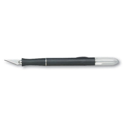 X-Acto X2000 No-Roll Rubber Barrel Knife with #11 Replaceable Blade and Safety Cap X3724