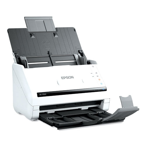 Epson DS-770 II Color Duplex Document Scanner, 600 dpi Optical Resolution, 100-Sheet Duplex Auto Document Feeder B11B262201