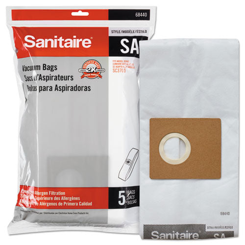 Sanitaire Style SA Disposable Dust Bags for SC3700A, 5-PK, 10PK-CT 68440-10