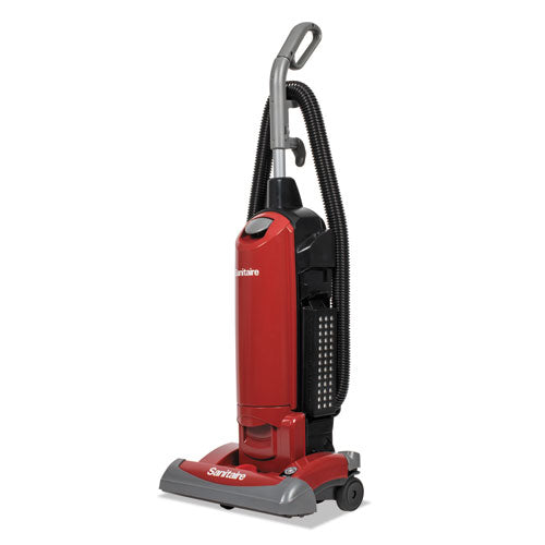 Sanitaire FORCE QuietClean Upright Vacuum SC5815D, 15" Cleaning Path, Red SC5815E