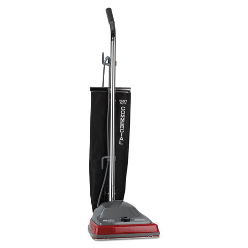 Sanitaire TRADITION Upright Vacuum SC679J, 12" Cleaning Path, Gray-Red-Black SC679K