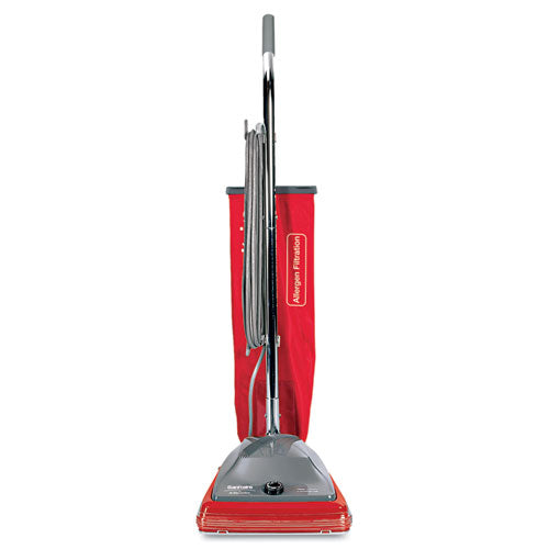 Sanitaire TRADITION Upright Vacuum SC688A, 12" Cleaning Path, Gray-Red SC688B